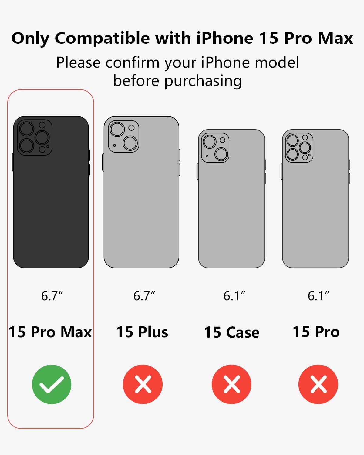 SCORPIFY Funda para iPhone 15 Pro Max con diseño de leopardo negro, compatible con MagSafe, bonita funda magnética con estampado de guepardo para