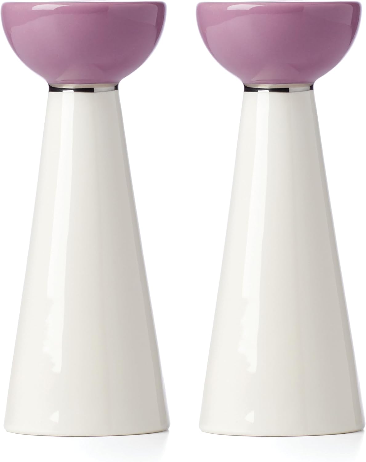 Kate Spade New York Oak Street – Juego de velas de 2 piezas, 1.30 libras, color blanco