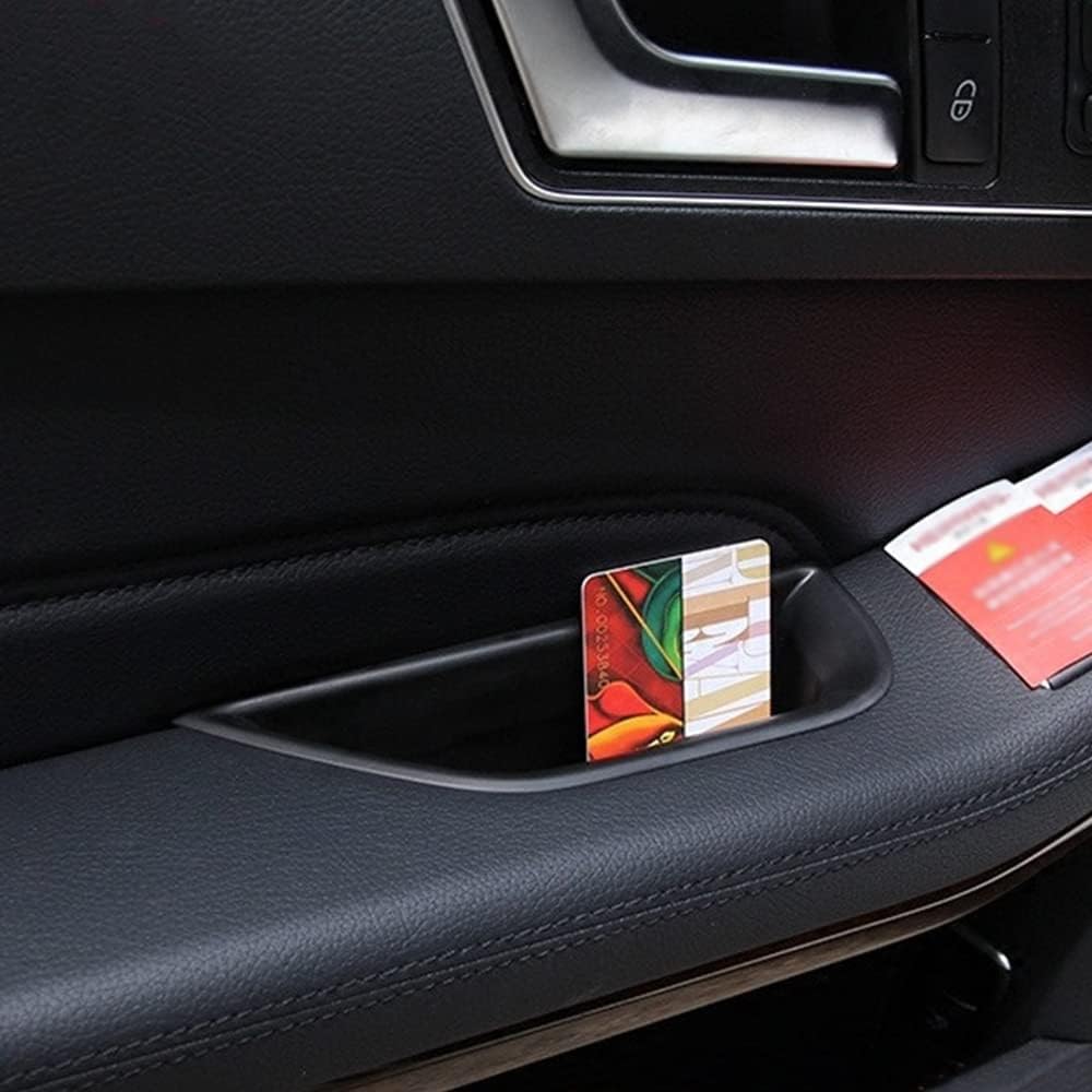 TopDall Caja de almacenamiento lateral de la puerta Manija de bolsillo Apoyabrazos Teléfono Contenedor Accesorios Compatible para Mercedes-Benz