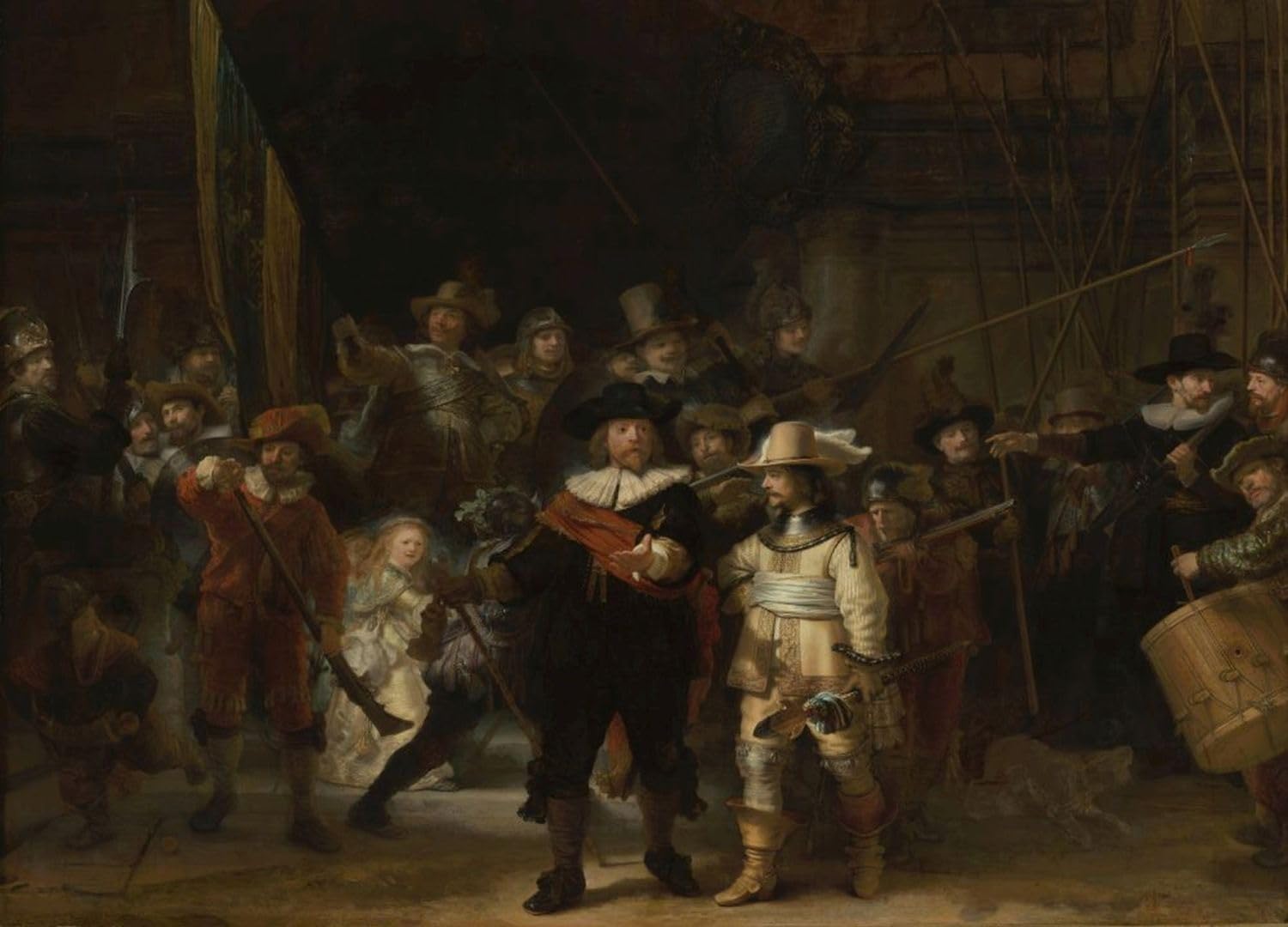 Rompecabezas para adultos de 1000 piezas  La vigilancia nocturna  Rembrandt Van Rijn