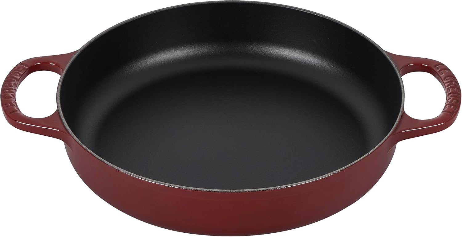 Le Creuset Sartén diaria de hierro fundido esmaltado, 11 pulgadas, Rhone’