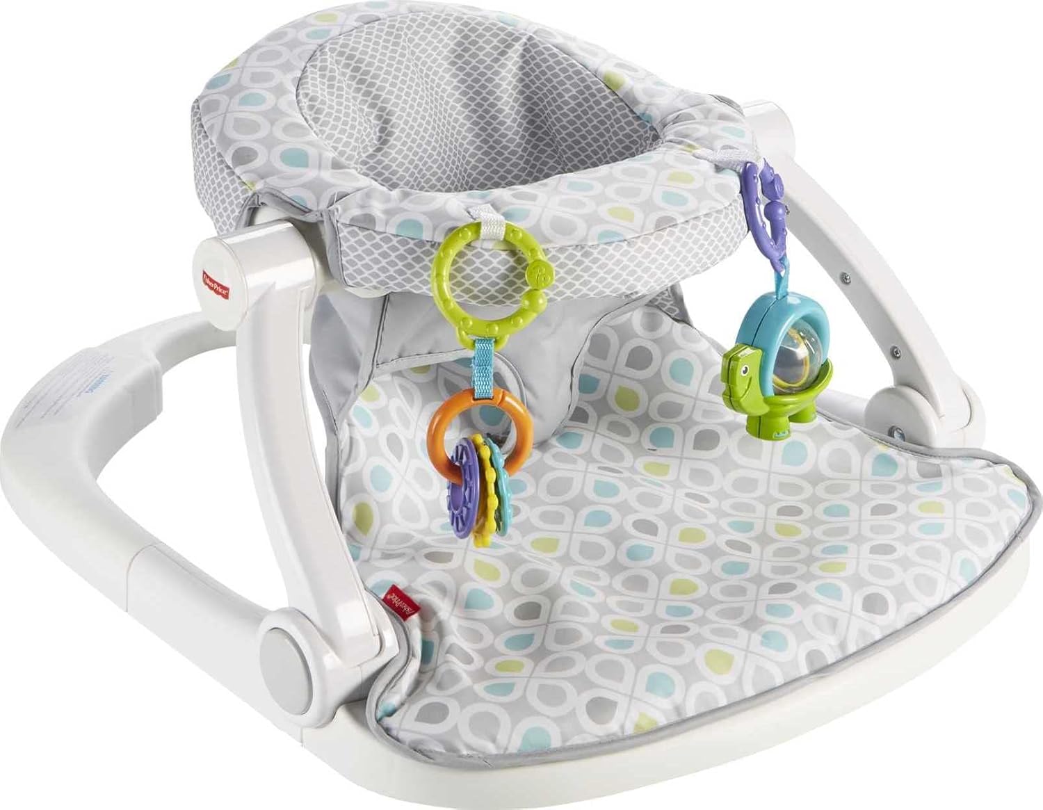 Fisher-Price Juego de gorila y silla portátil para bebés con juguetes y música