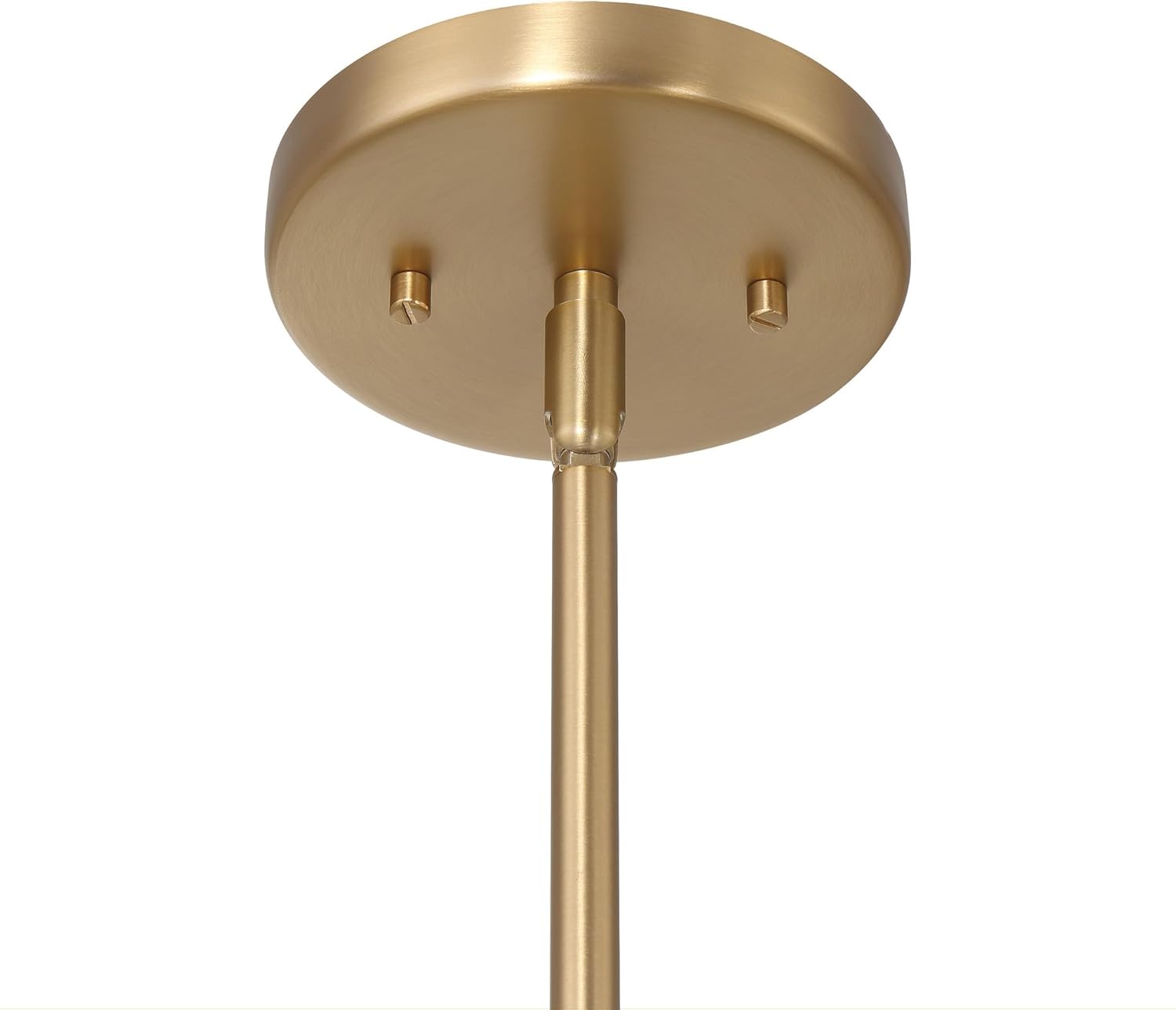 Robert Stevenson Lighting Arte – Lámpara de techo industrial de 2 tonos de metal, blanco y dorado