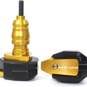 for MT-03 MT03 MT 03 2015 2018 CNC Motorcycle Accessories Falling Protection Frame Slider Guard Anti Crash Pad Regulator (Color  Gold) for MT-03 MT03 MT 03 2015 2018 CNC Motorcycle Accessories Falling Protection Frame Slider Guard Anti Crash Pad Regulator (Color  Gold)