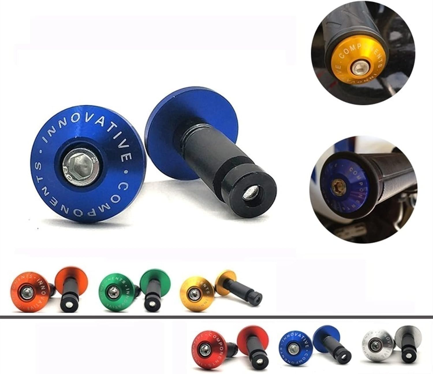 Comfort Handle Motorcycle Handle End Bar Motocross Handlebar Grip Plug Cap for YAMAHAV Iron MAX FZR400 RR RRSP Xmax 300