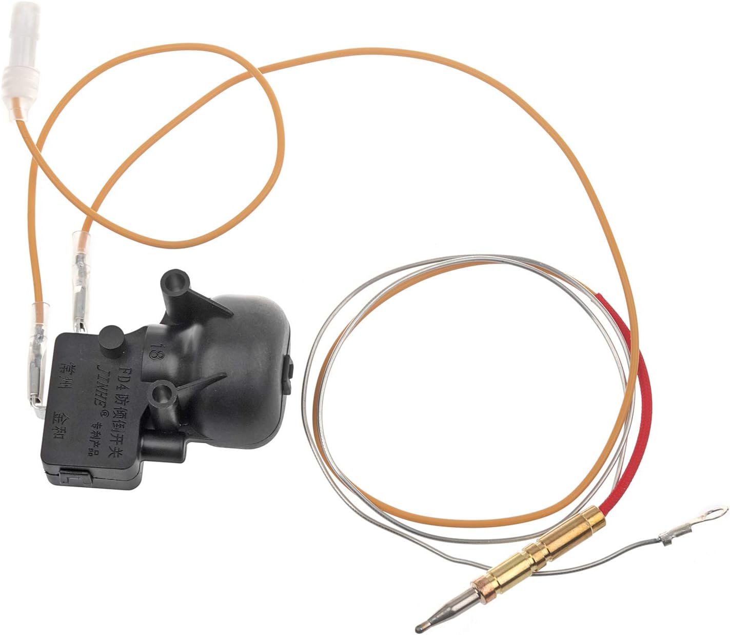 2 paquetes de termopar de calentador de tanque de propano 2304885, F237349 y FD4, kit de montaje de seguridad de termopar tipo sujetador, compatible