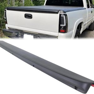 KARPAL Tapa de alerón de moldura para portón trasero, protector superior compatible con Chevy Silverado GMC Sierra 1999-2006, repuesto GM1909101, KARPAL Tapa de alerón de moldura para portón trasero, protector superior compatible con Chevy Silverado GMC Sierra 1999-2006, repuesto GM1909101,