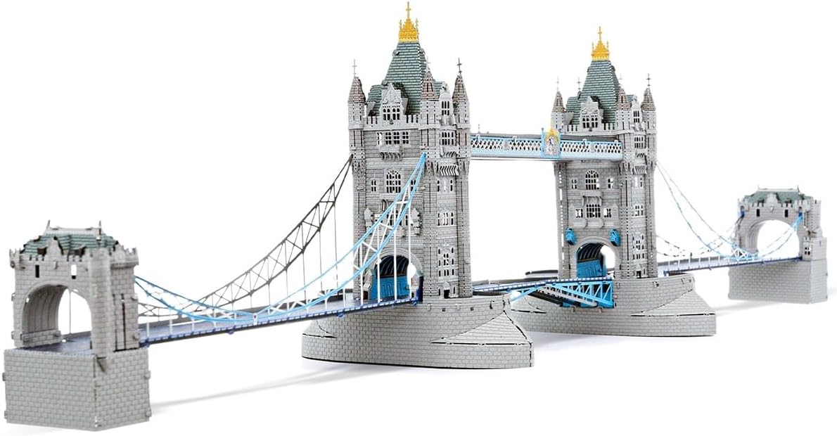 Metal Earth Kit de modelo de metal 3D de puente de la torre de Londres de la serie premium