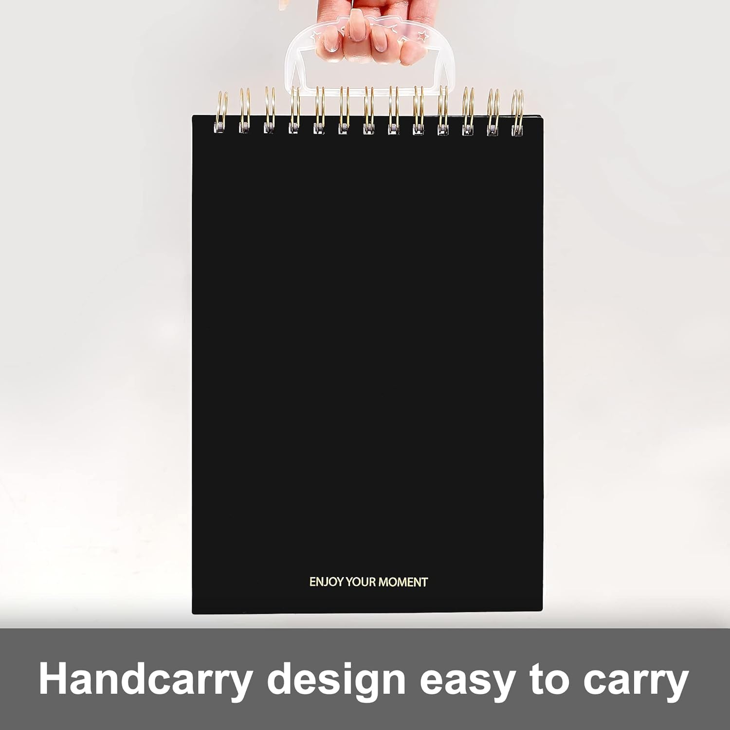 Yoment Top – Cuadernos de espiral, duraderos, grandes, con rayas, 7 x 10 pulgadas, cubierta impermeable, 300 páginas rayadas, cuadernos en espiral,