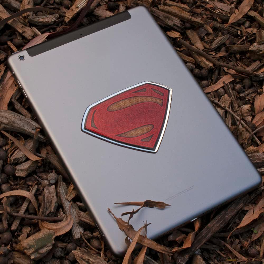 Fan Emblems Pegatina cromada para coche Superman – Batman v Superman Dawn of Justice Logo