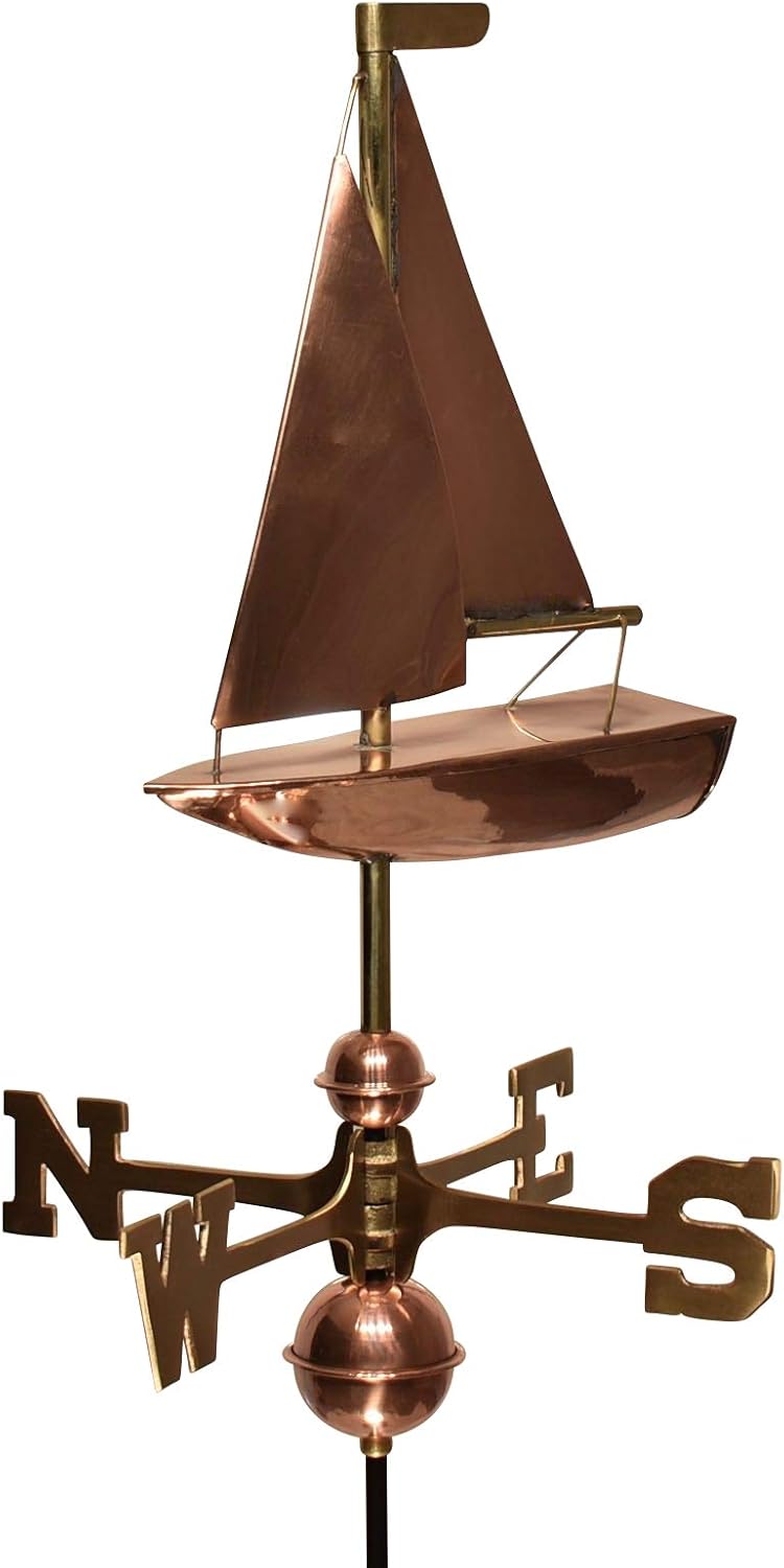 Veleta de velero 212C, cobre