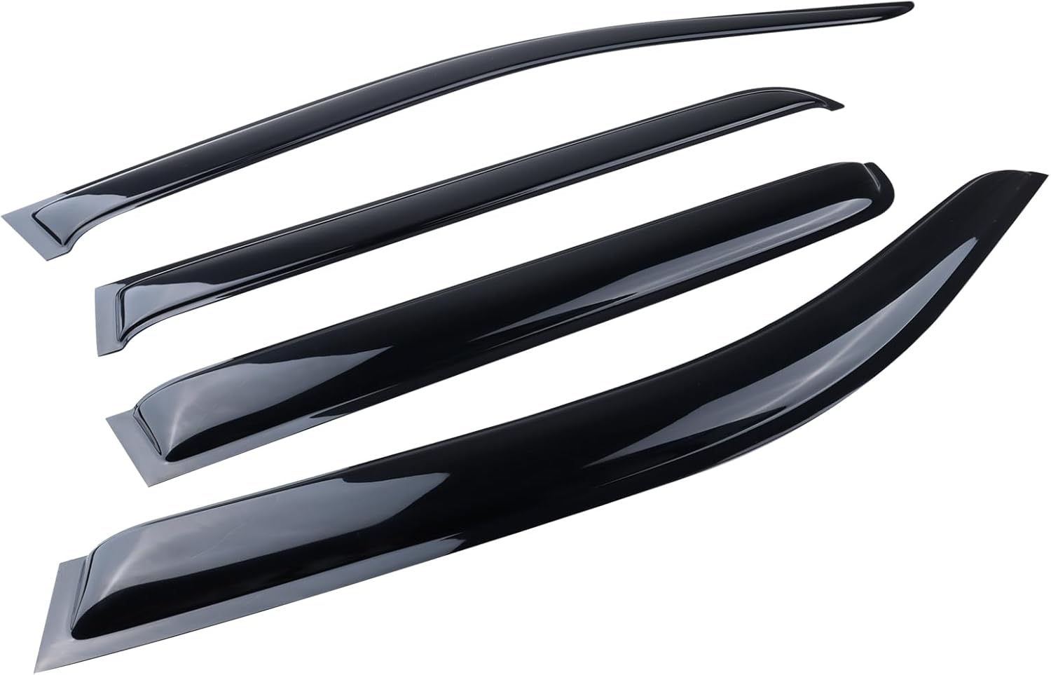 AOKAILI Protector de lluvia compatible con Ford Maverick 2022 2023, 4 deflectores de ventana de sol ahumado oscuro
