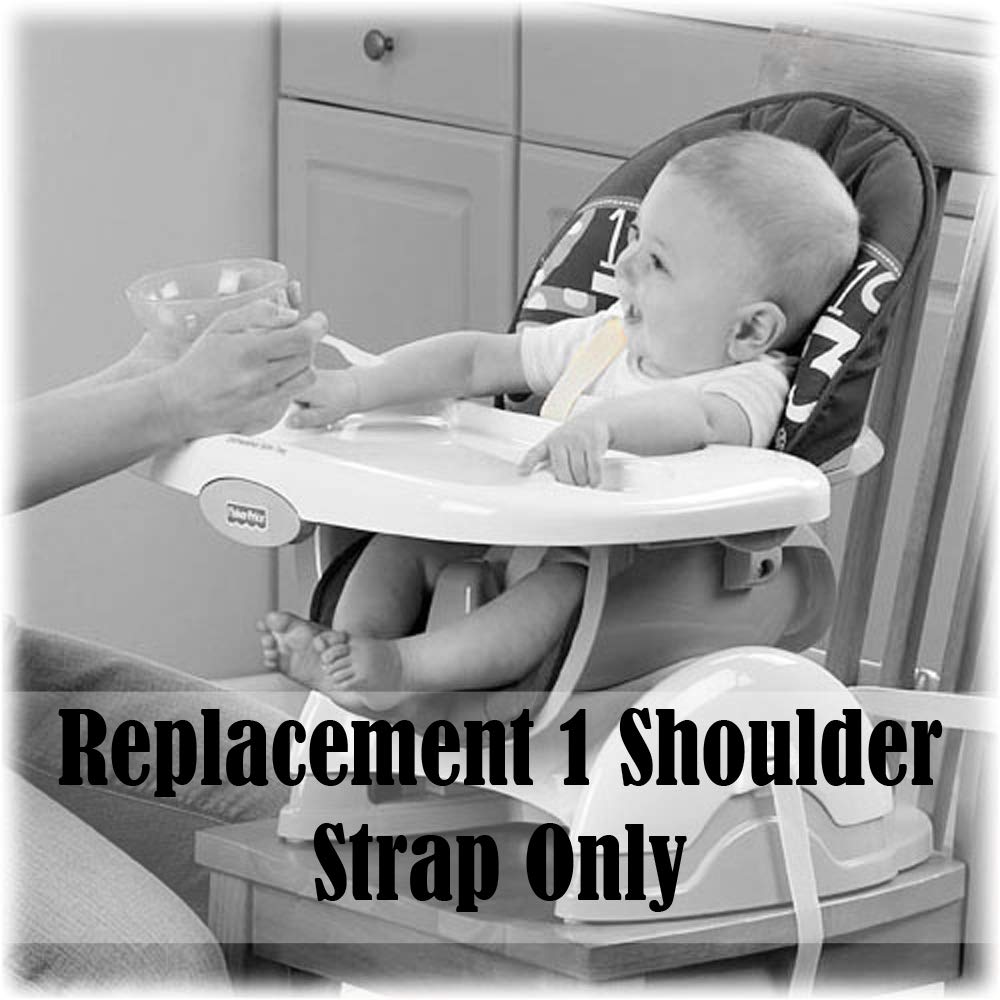 Correa de repuesto para silla alta  Fisher-Price Space-Saver W4120  Incluye 1 correa de hombro de repuesto  Se adapta a muchos modelos