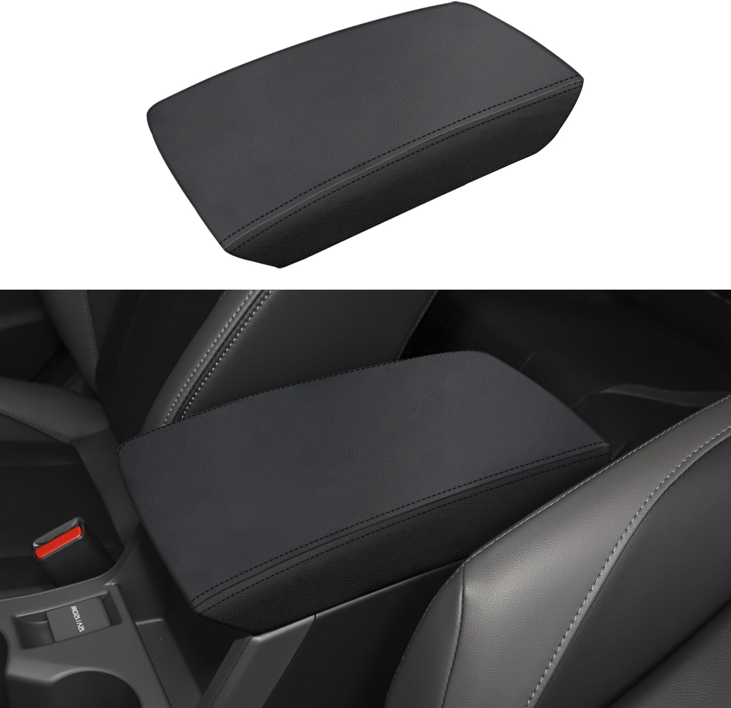 Funda para reposabrazos de consola central de automóvil para Subaru CrosstrekImpreza 2024 2025, de piel, antiarañazos, funda para reposabrazos
