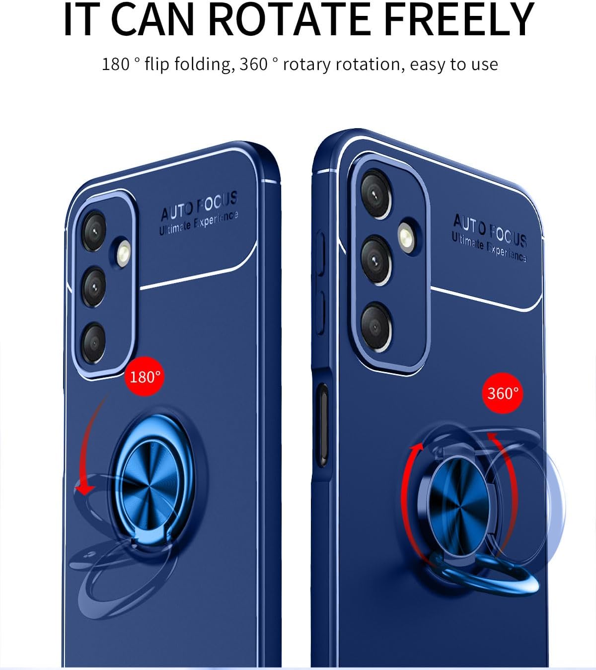 Asuwish Funda de teléfono para Samsung Galaxy A24 4G5G con protector de pantalla de vidrio templado y accesorios para celda, soporte de anillo