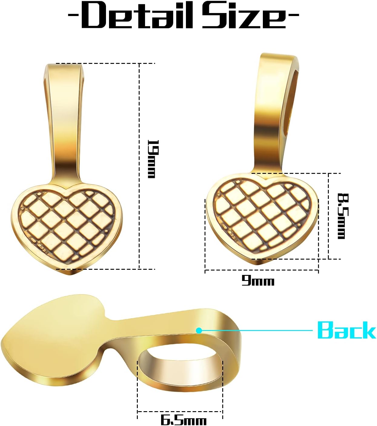 100 colgantes de aleación de corazón con forma de corazón, colgantes, colgantes para aretes de bricolaje, azulejos de vidrio, joyería, manualidades,