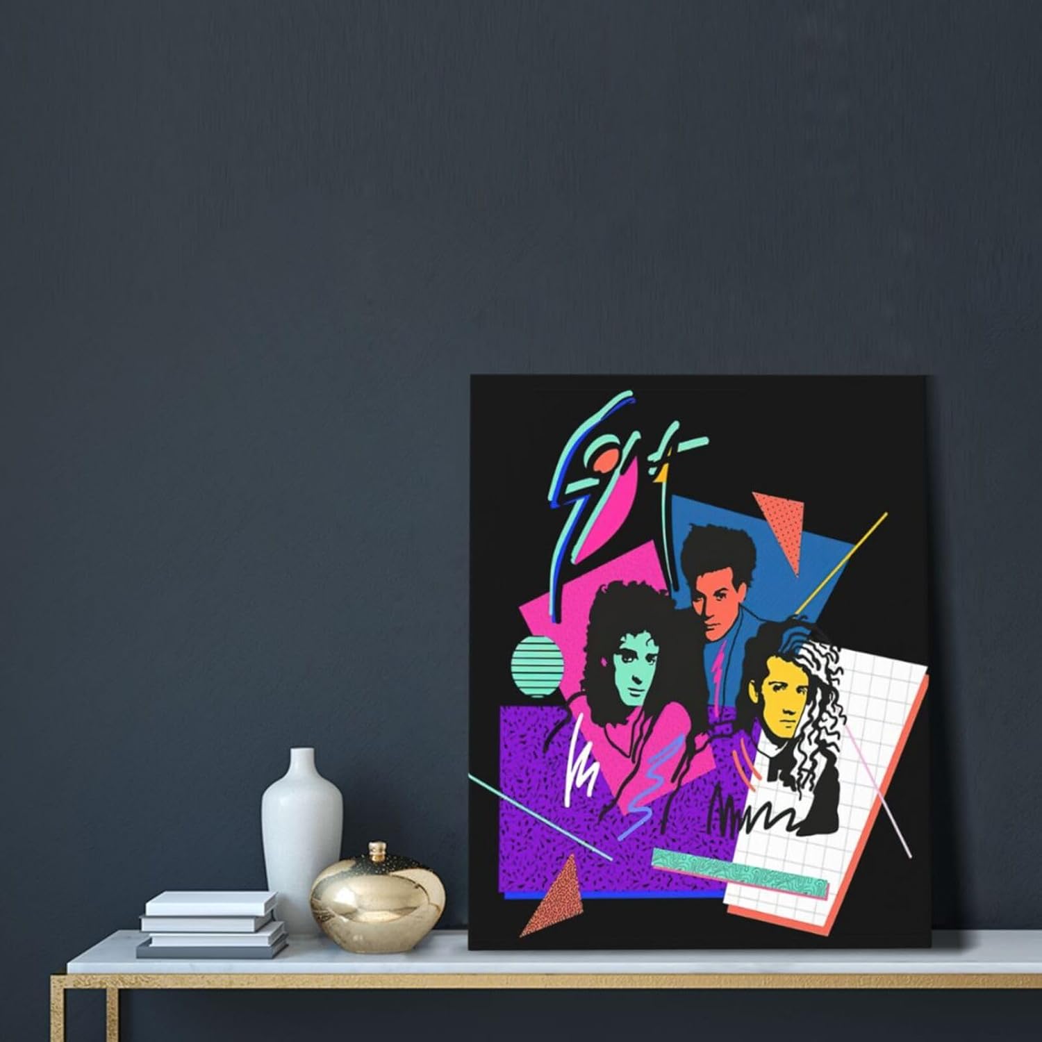 IsjHLAMr Soda Rock Band – Pinturas estéreas, arte de pared para dormitorio, cocina, decoración de pared, listo para colgar, decoración de