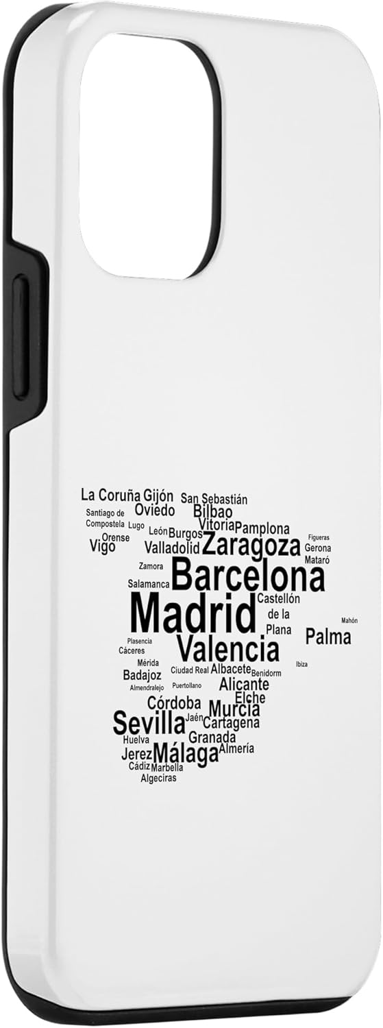 iPhone 12 mini España mapa Silueta, Ciudades Madrid, Viajes España, España Caso