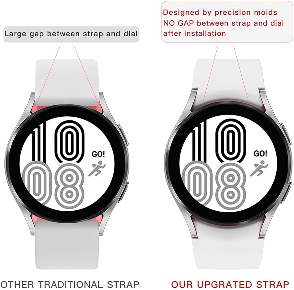 Correas compatibles con Samsung Galaxy Watch 655 Pro4 de 1.575 in, 1.732 in, 1.654 in, 1.811 in, 1.693 in, 1.772 in y 1.850 in, correa de repuesto