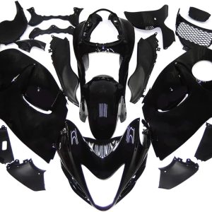 WYNMOTO Kit de carenado de plástico ABS negro brillante para Suzuki 2008-2020 Hayabusa GSXR1300 Carenados de motocicleta GSX-R1300 09 10 11 12 13 14 WYNMOTO Kit de carenado de plástico ABS negro brillante para Suzuki 2008-2020 Hayabusa GSXR1300 Carenados de motocicleta GSX-R1300 09 10 11 12 13 14