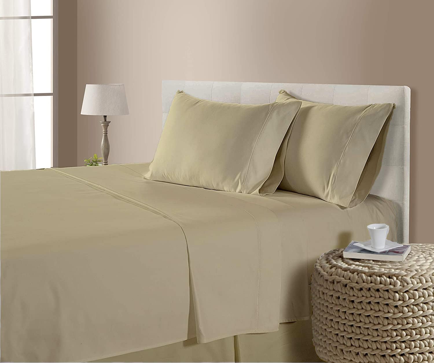 MyGiza Sheets, Juego de sábanas 100% de algodón egipcio Giza, tamaño matrimonial XL, extra largo, para adaptarse a colchones de hasta 15 pulgadas de