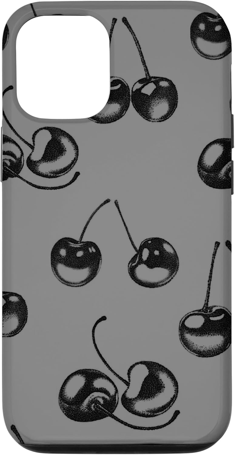 Funda gris para iPhone 1212 Pro Cherri Dig