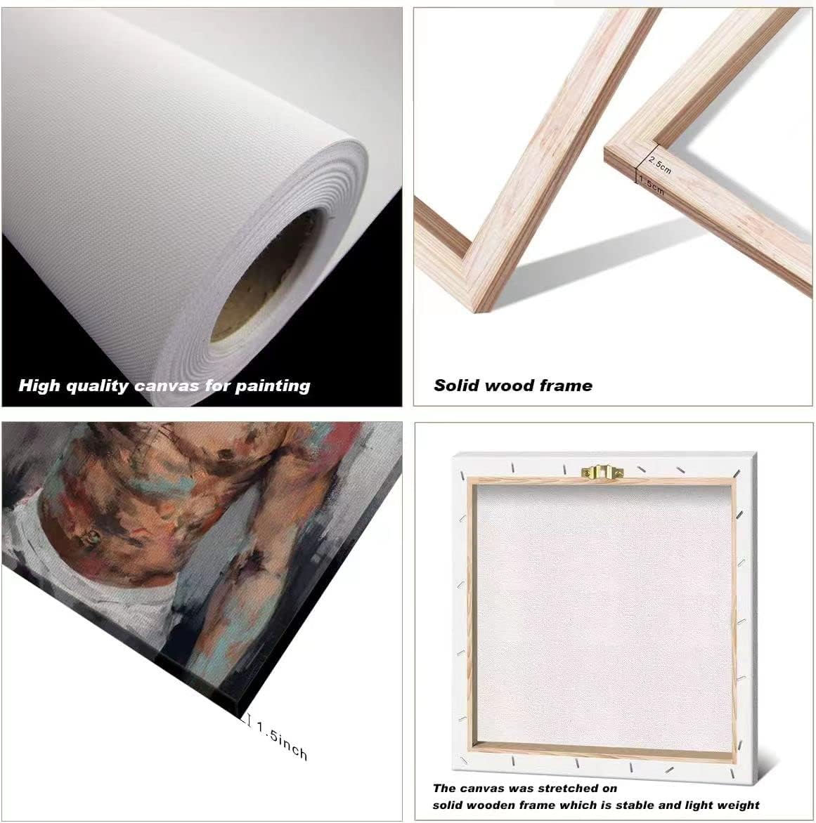 ULLiaN Carteles inspiradores de samurái japonés de Miyamoto Musashi para dormitorio, póster de pared, póster para decoración del hogar, lienzo