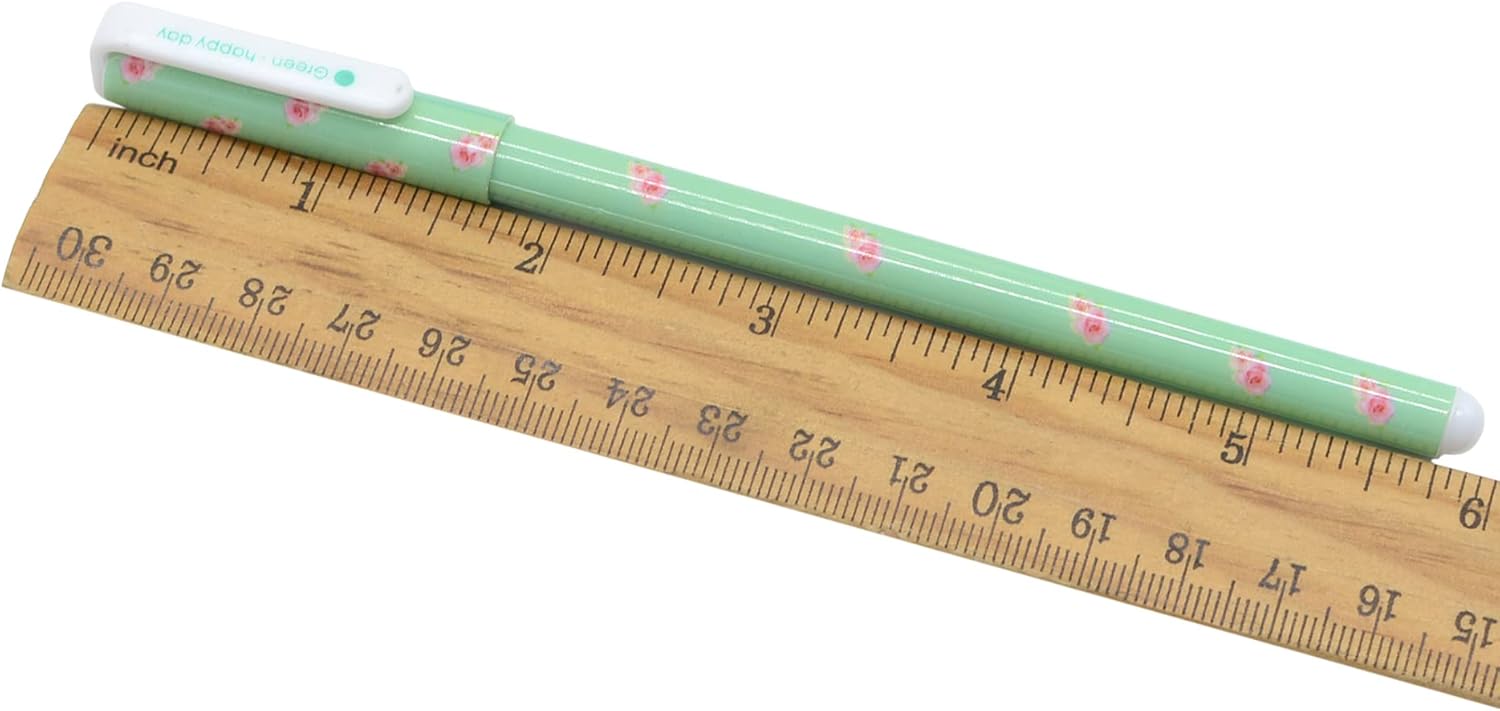 Yansanido Suministros de oficina Kawaii – Bolígrafos lindos, 30 bolígrafos de colores de 0.015 in, bolígrafos de gel, punta fina para bolígrafo
