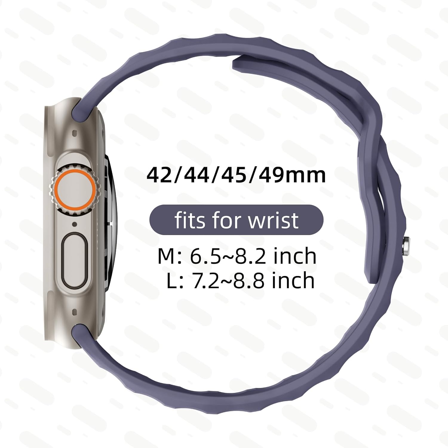 Correas deportivas compatibles con Apple Watch Ultra 2Apple Watch Ultra Band de 1.929 in 1.772 in 1.732 in 1.654 in para hombres, correas de