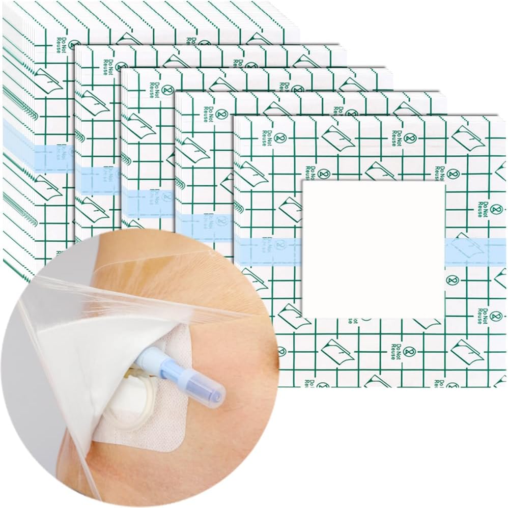 Vendajes de incisión impermeables posquirúrgicos para vendaje de heridas grandes, parche adhesivo transparente para diálisis PICC, puerto de pecho,