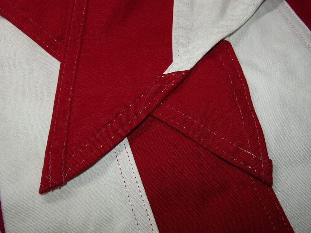 Bandera de caballería bordada de 3 x 5 pulgadas, manga y corbatas 100% algodón, 3 x 5 pies