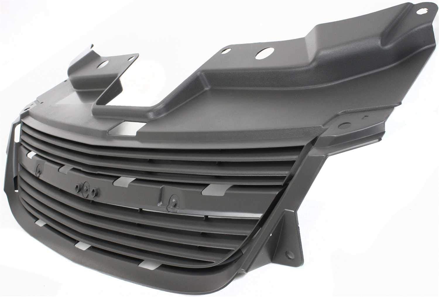 Evan-Fischer – Conjunto de rejilla compatible con Chevrolet Cobalto 2005-2010 superior pintado gris carcasa y base de inserciónmodelos LSLTLTZ