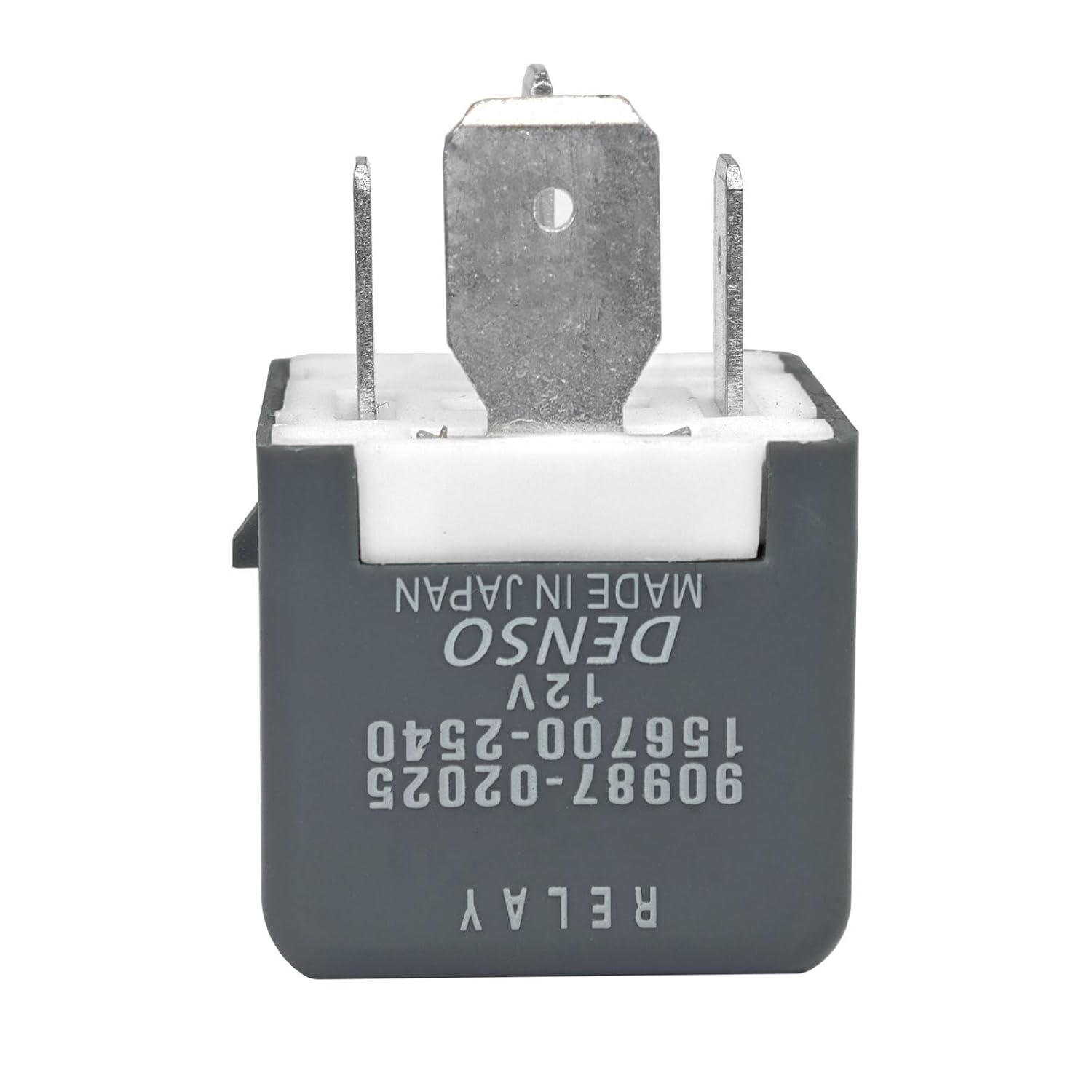 Relé 90987-02025, relé de potencia automotriz de 4 pines 12 V 80 A, compatible con vehículos Toyota, Lexus