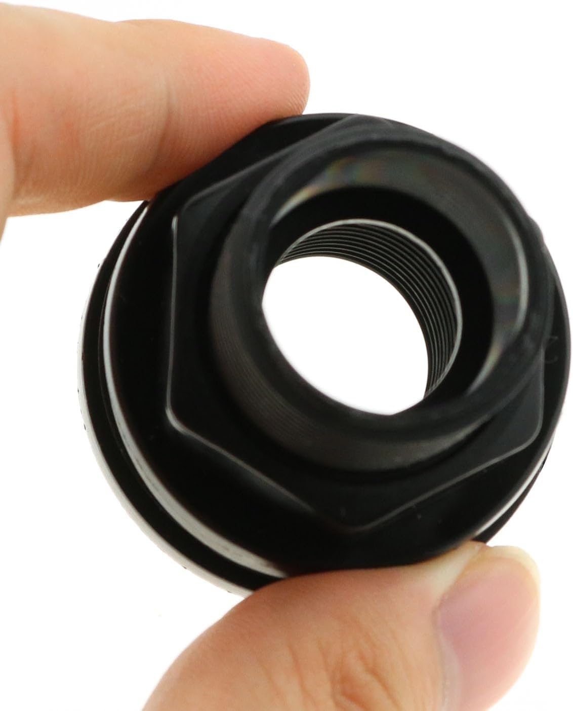 4 unids 34 pulgadas macho 12 pulgada hembra doble roscado tabique tanque de agua conector PVC tabique montaje para barriles de lluvia, acuarios,