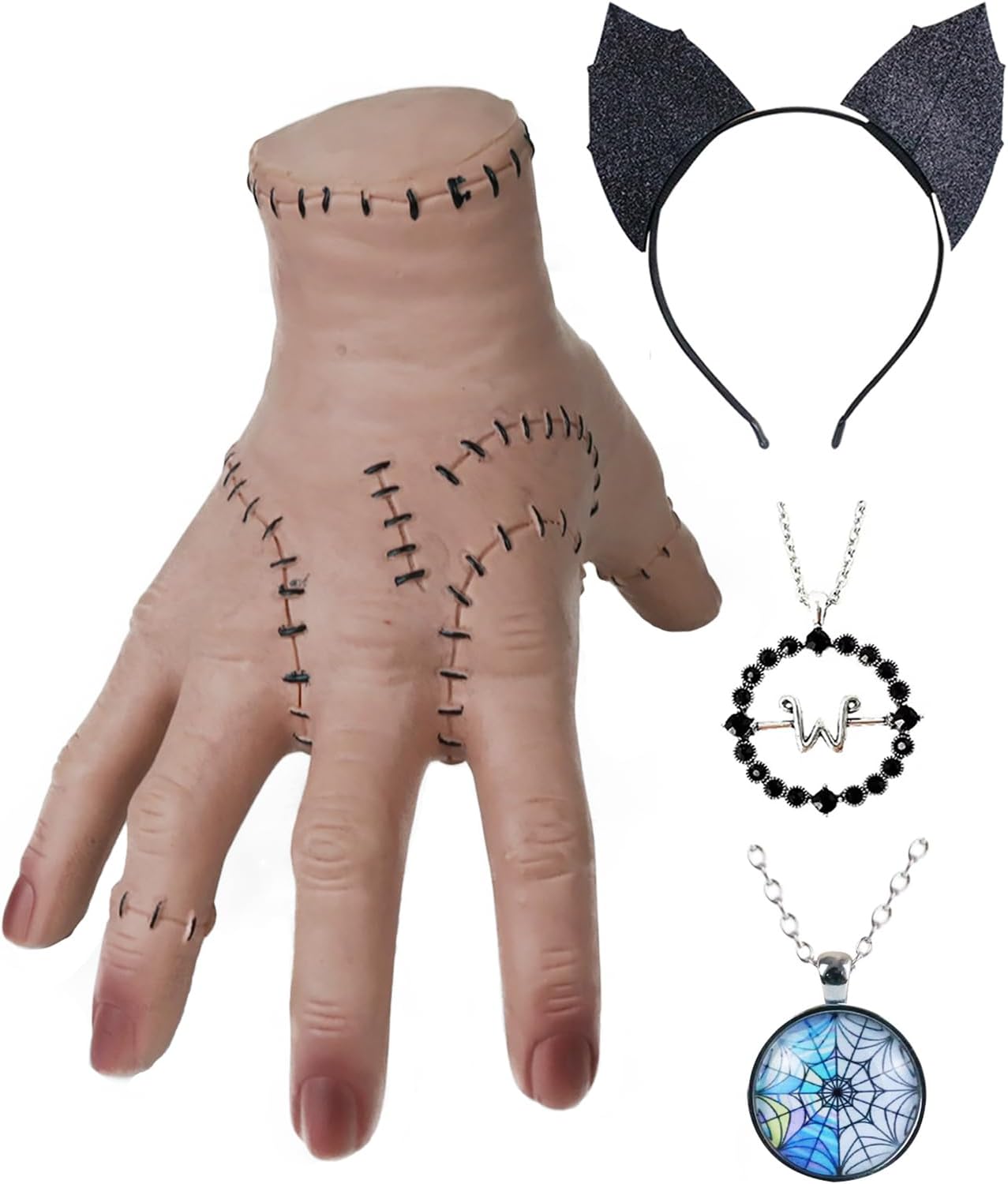 Wednesday Addams Thing Hand por Addams Family Scary Props Decoraciones para fiesta de Halloween