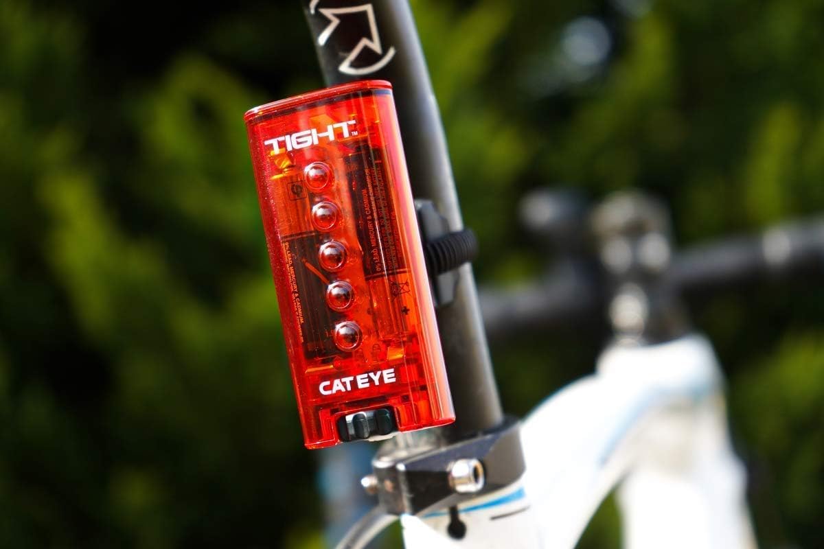 CATEYE – Luz trasera trasera LED cinética apretada para bicicleta