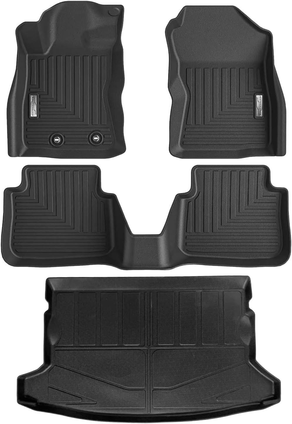 Alfombrillas y forro de carga compatibles con Subaru Crosstrek 2024Subaru Impreza 2024 TPE para todo tipo de clima, revestimiento de goma para todo