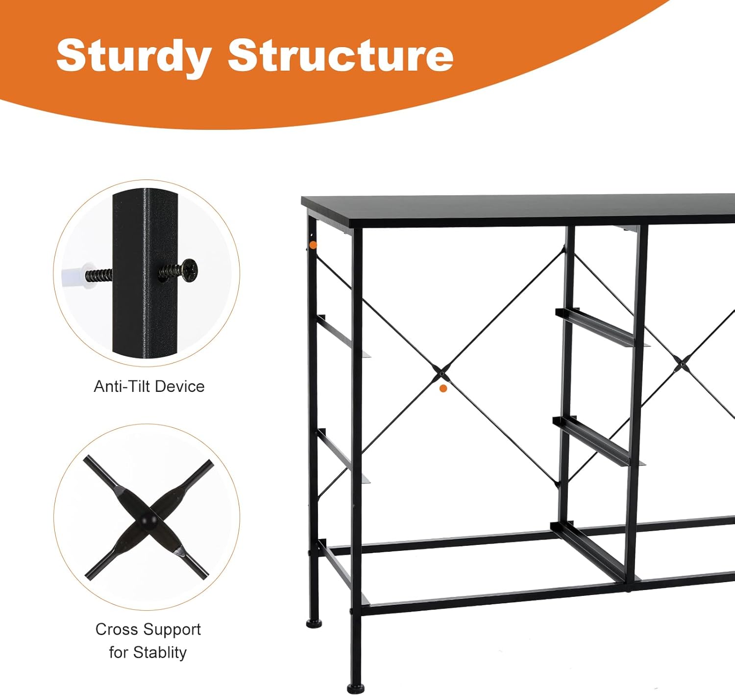 Sweetcrispy Cómoda de tela con 6 cajones – Almacenamiento para dormitorio con soporte de TV