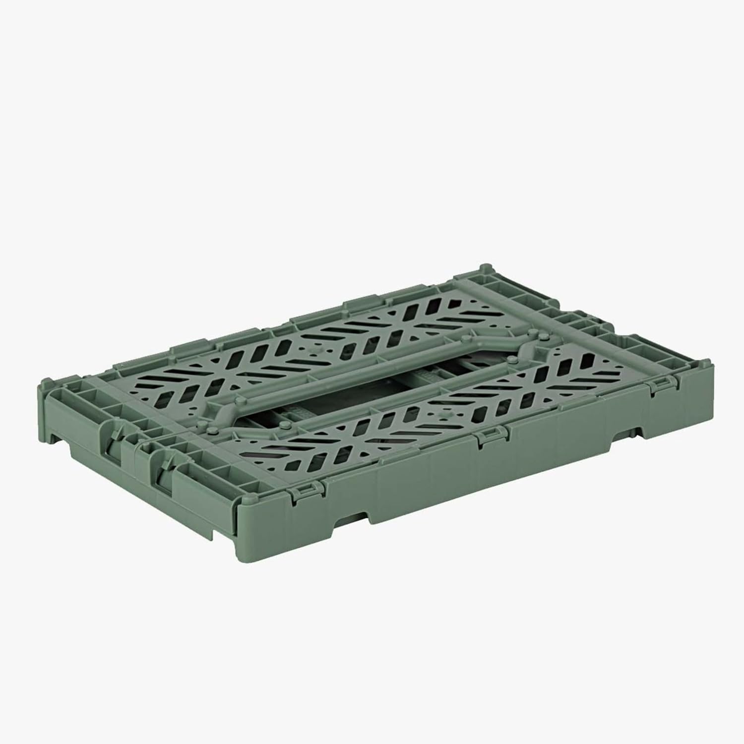 Aykasa Contenedores de almacenamiento plegables, caja de plástico para almacenamiento, caja plegable, caja apilable de utilidad, caja de