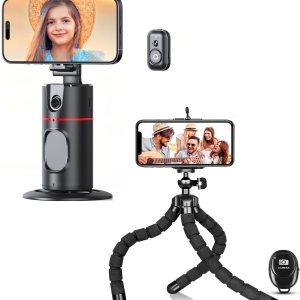 Trípode flexible portátil ajustable para teléfono celular con trípode de seguimiento automático remoto inalámbrico Trípode flexible portátil ajustable para teléfono celular con trípode de seguimiento automático remoto inalámbrico