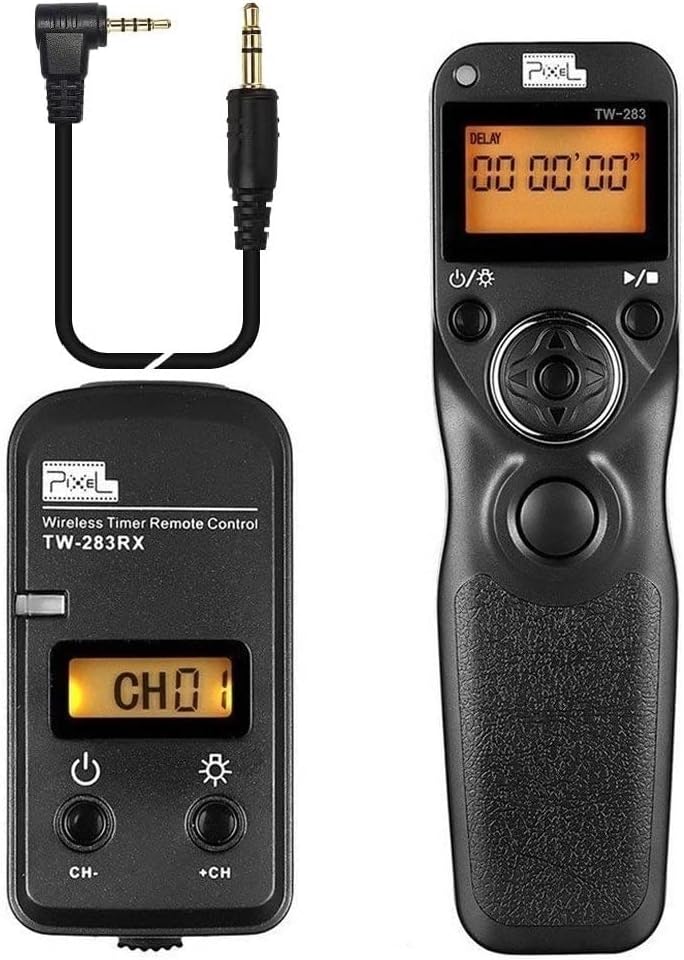 Pixel Temporizador inalámbrico TW283-L1 Control remoto de liberación de obturador compatible con Panasonic S5, S1, G95, G91, G90, FZ10002, G9, GH5,