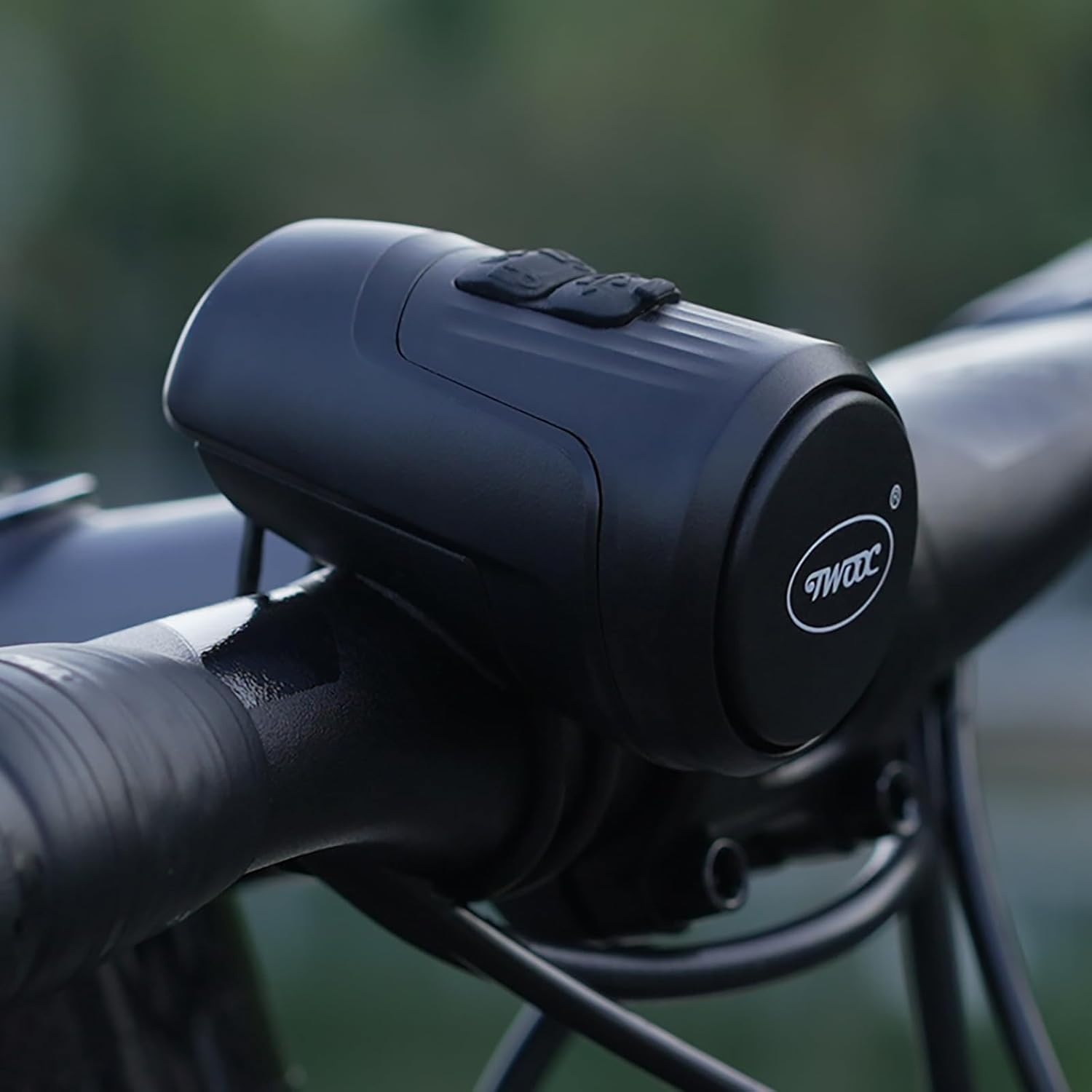 Bocina de bicicleta eléctrica de 125 dB con alarma antirrobo, campana pequeña y ruidosa, 1 modo de sonido, bocina de bicicleta impermeable
