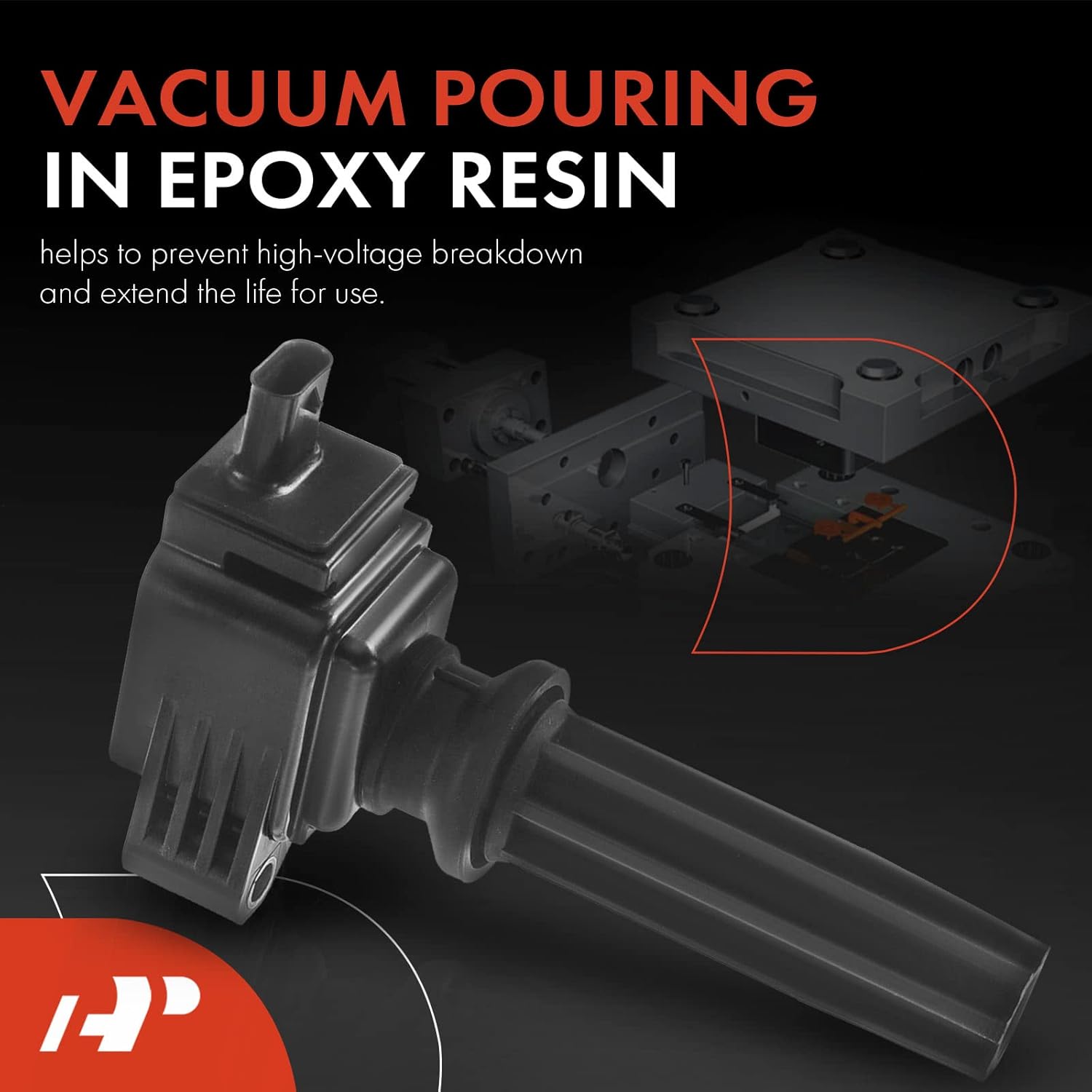 A-Premium Bobina de encendido compatible con vehículos Ford, Lincoln, Jaguar y Land Rover – L4 2.0L 2.3L 2.5L – Explorer 2013-2019, Focus 2012-2018,