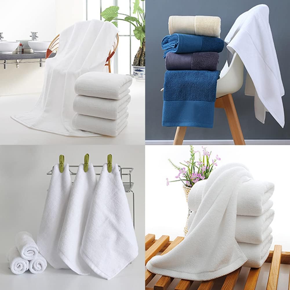 Juego de 6 toallas de baño para baño, juego de toallas de algodón suaves y cómodas, altamente absorbentes, 2 toallas de baño, 2 toallas de mano, 2