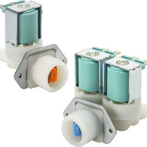 BlueStars Juego de válvulas de agua fría y caliente DC62-30312J y DC62-30314K mejoradas DC62-30314K Ajuste exacto para lavadoras Kenmore Samsung BlueStars Juego de válvulas de agua fría y caliente DC62-30312J y DC62-30314K mejoradas DC62-30314K Ajuste exacto para lavadoras Kenmore Samsung