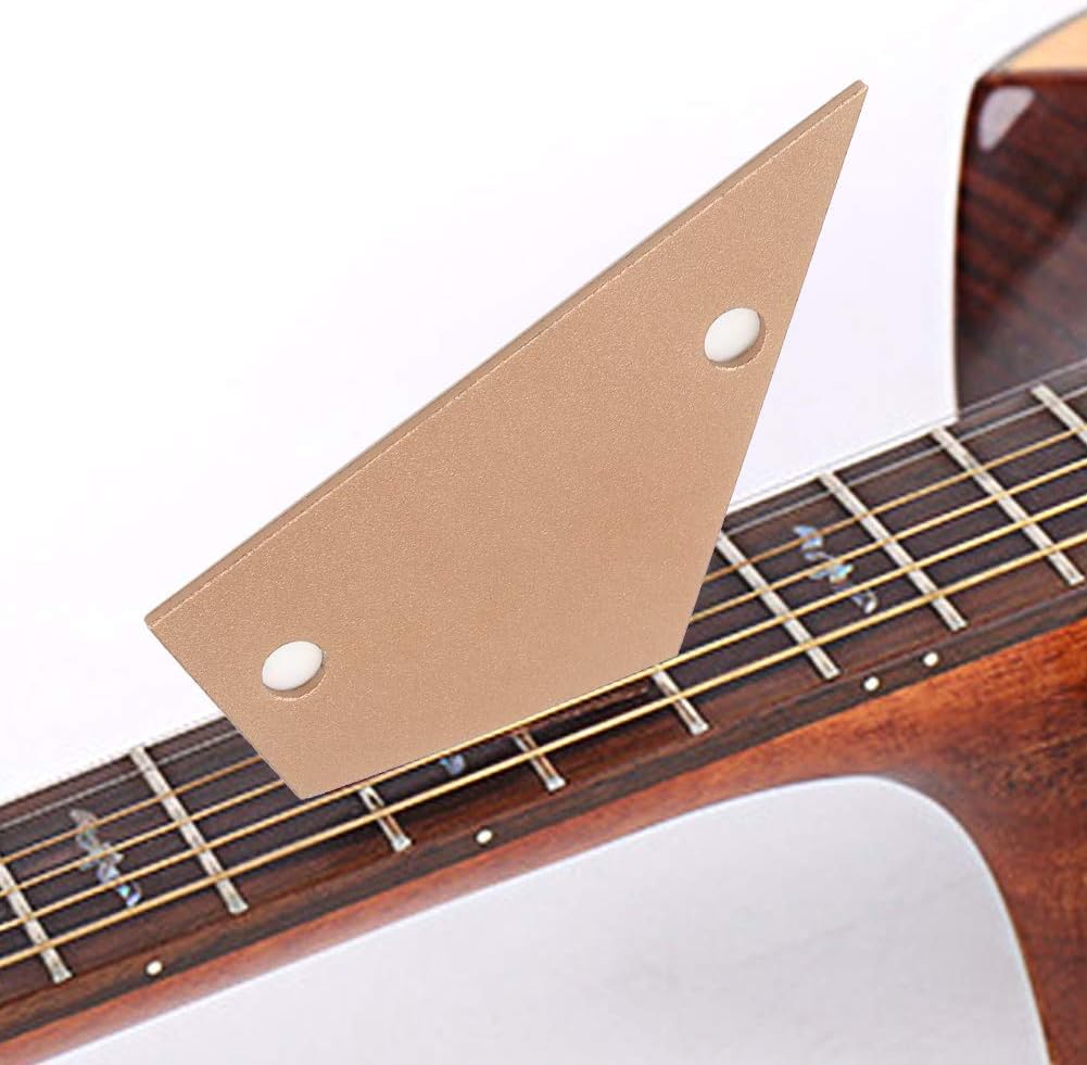 Fret Rocker – Regla de afinación de guitarra de acero inoxidable, herramienta de nivelación de eje de balancín, herramienta de nivelación de trastes