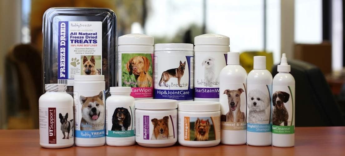 Healthy Breeds – Limpiador de oídos con aloe vera – Formulado por veterinarios para desodorizar, limpiar, secar y acidificar el canal auditivo –