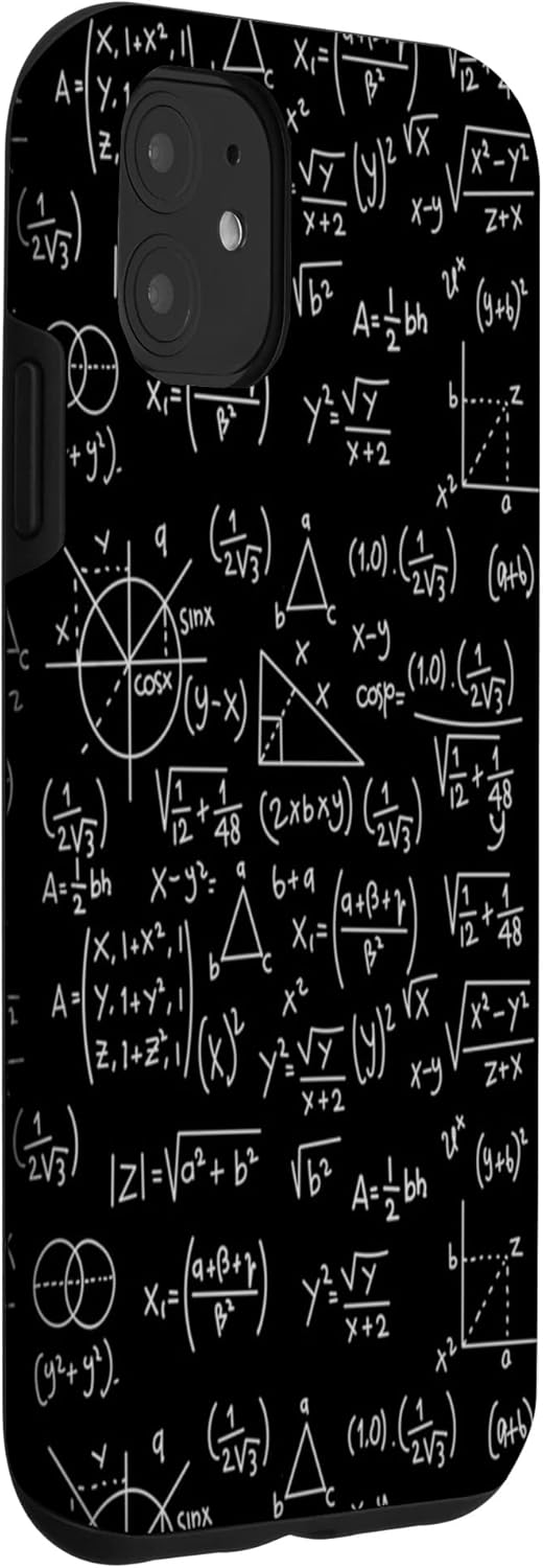 Funda divertida para profesores de matemáticas para iPhone 11