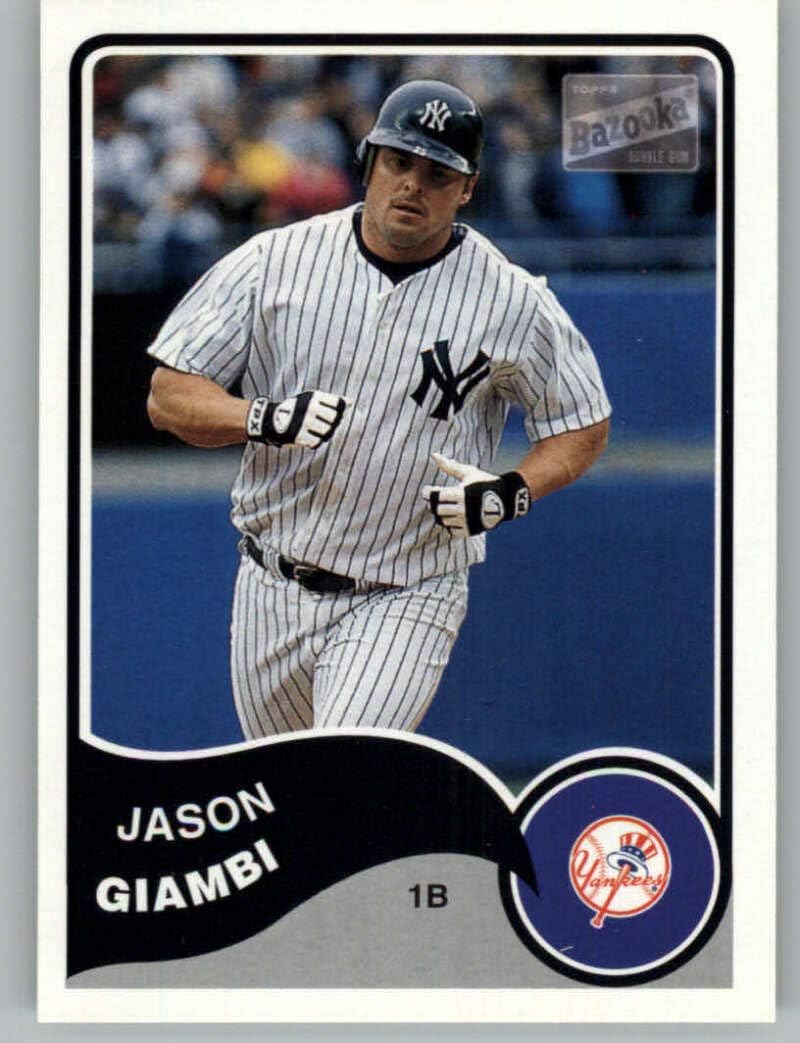 2003 Bazooka #200 Jason Giambi NM-MT New York Yankees Baseball MLB