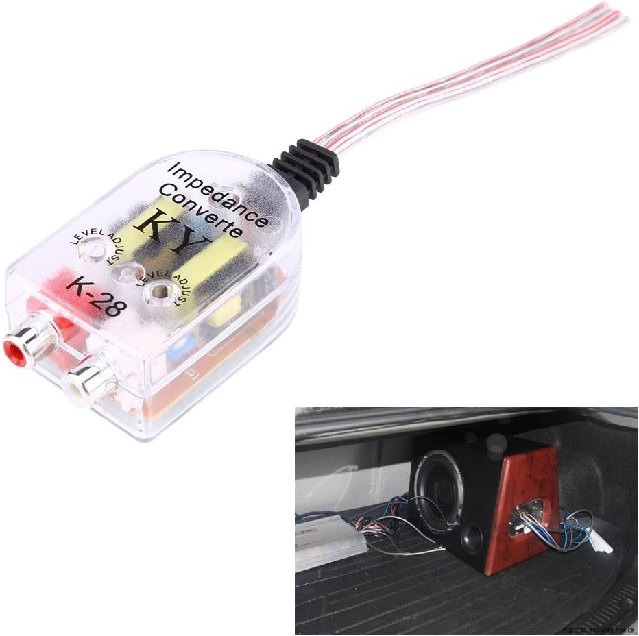 Keenso Car Audio CD Amplifier, DVD Player, Speaker, RCA Output Converter